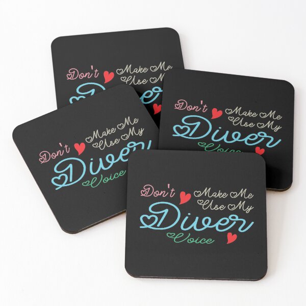 Item preview, Don't Make Me Use My Diver Voice, Cute Funny Gift Idea For Divers designed and sold by awesomedraw.