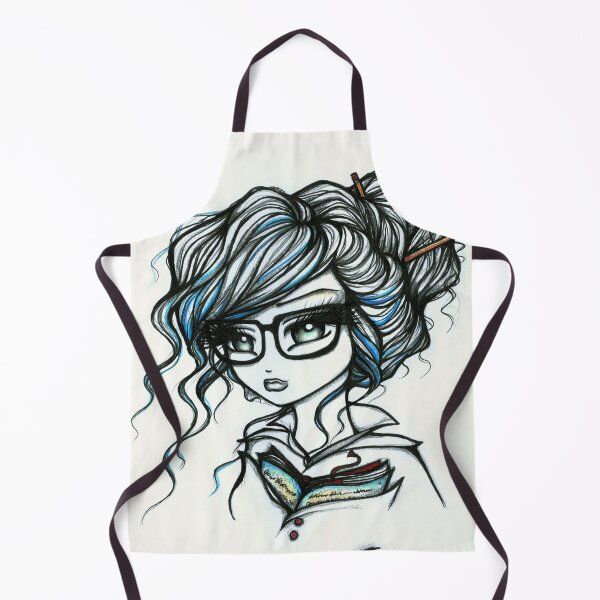 Item preview, Nerdy Tattooed Teacher Greyscale with a Pop of Color designed and sold by hannahlynnart.