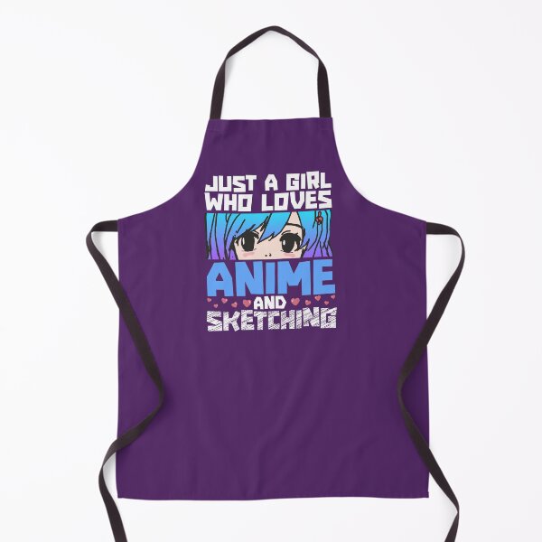 Item preview, Just a girl who loves anime and sketching drawing chino style designed and sold by alenaz.