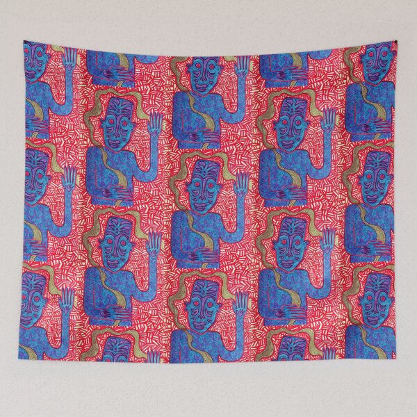 Item preview, Waving Psychedelic Man designed and sold by Jadoo Nazar.