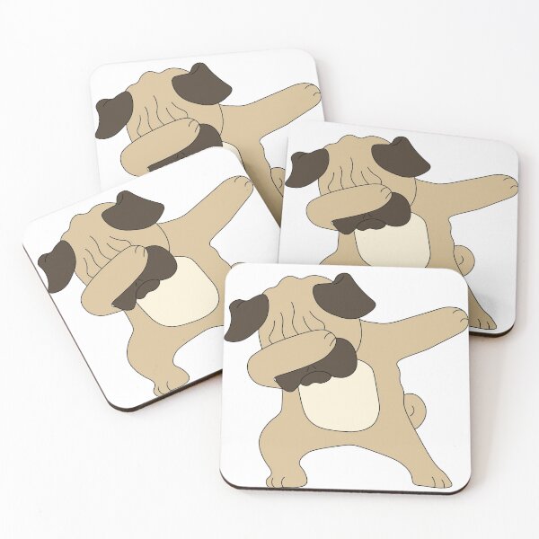 Item preview, Dog pug dab designed and sold by TopTea.