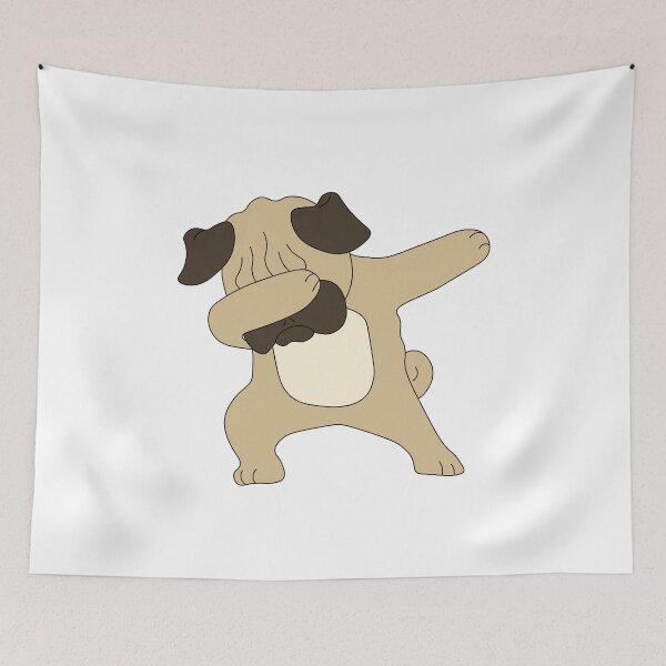 Item preview, Dog pug dab designed and sold by TopTea.