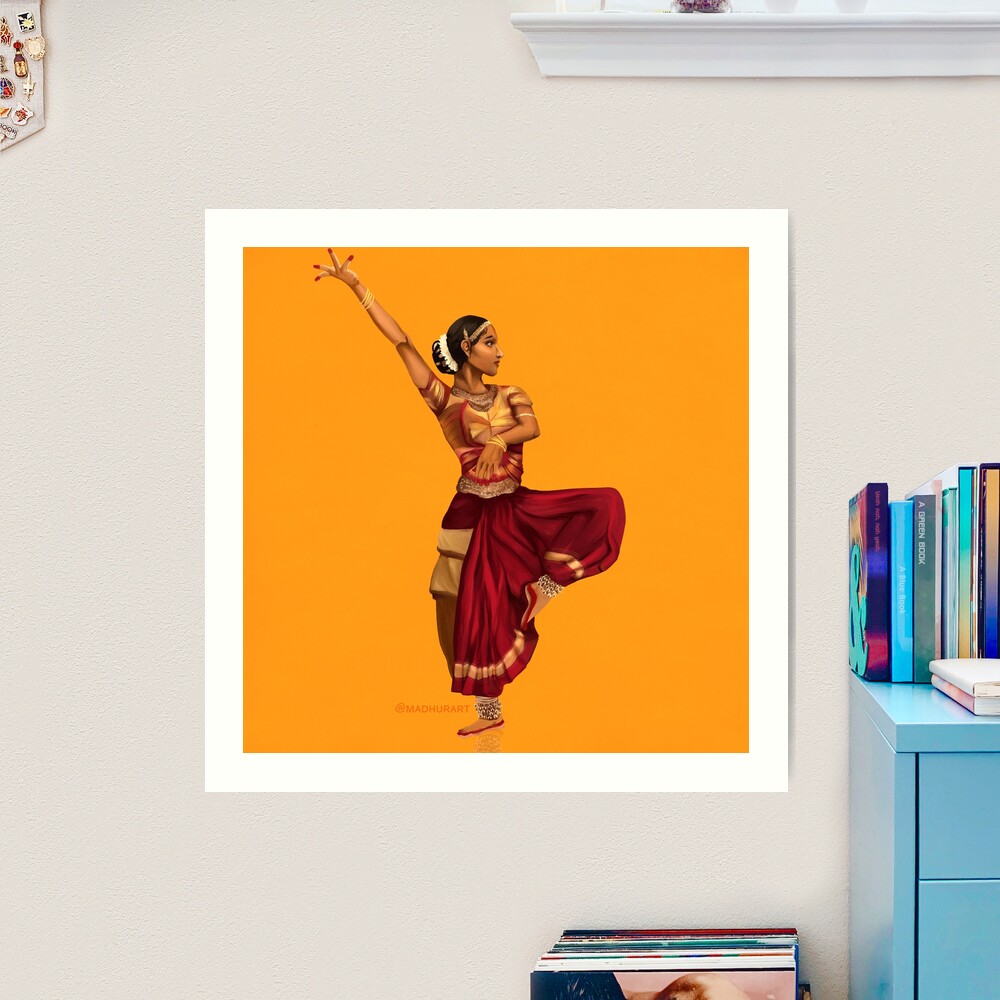Bharathanatyam series 16 Painting by Uma Krishnamoorthy - Pixels
