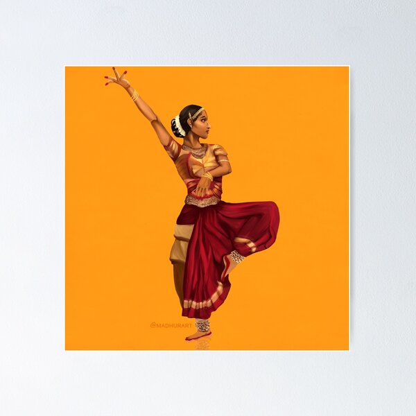 Item preview, Bharatanatyam designed and sold by madhurart.