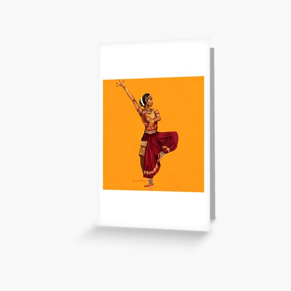 そろそろ残り少なく(u_u)【インド布絵】「BHARAT NATYAM」／送料込 そろそろ残り少なく(u_u)【インド布絵】「BHARAT NATYAM」／送料