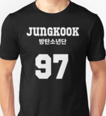 BTS - Jungkook Jersey Stil Unisex T-Shirt