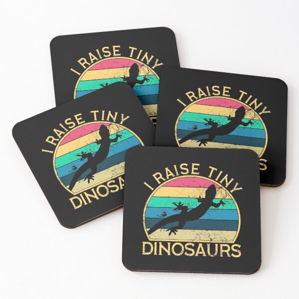 Item preview, I Raise Tiny Dinosaurs Funny Leopard Gecko Mom Dad Retro designed and sold by juvajay.