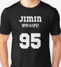 BTS - Jimin Jersey Stil Unisex T-Shirt