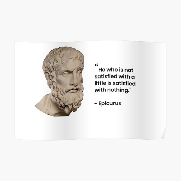 Poster Epikur Redbubble