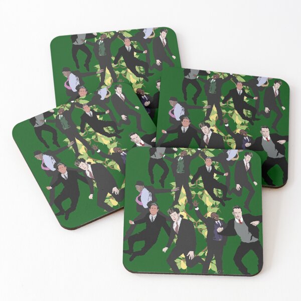12 Days of Christmas: Ten Lords A Leaping Coasters (Set of 4)
