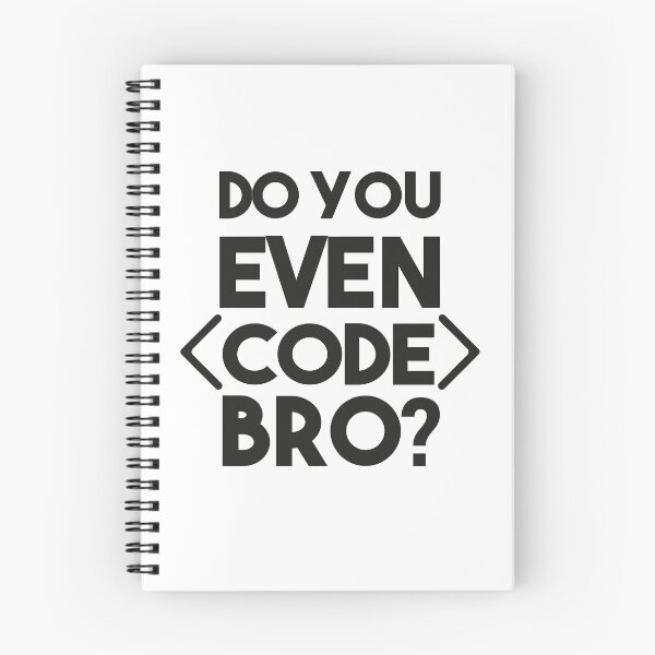 Item preview, Do You Even Code Bro? designed and sold by DesignsForest.