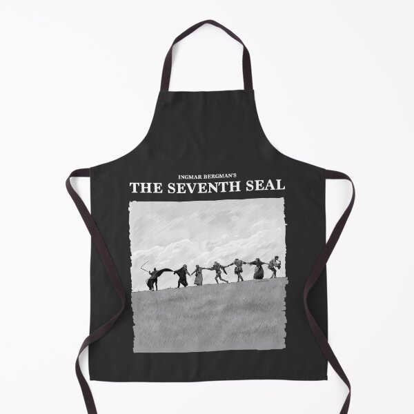 Item preview, The Seventh Seal Illustration by Burro black BG designed and sold by burrotees.