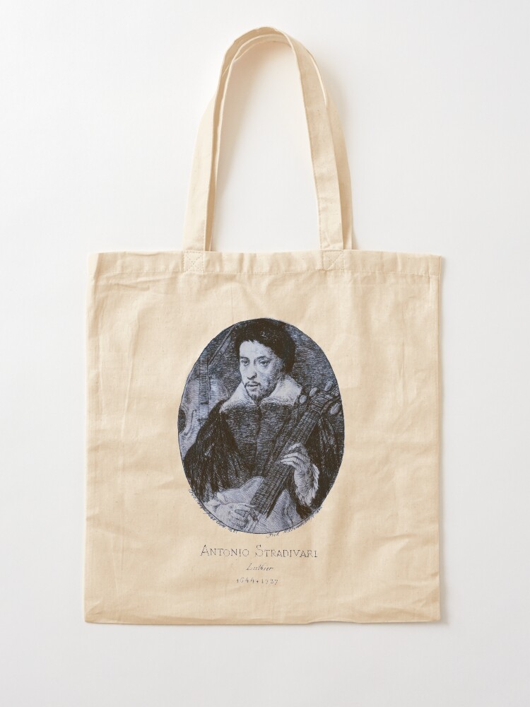 Fabric Shopper Shopper Bag Stradivarius Luthier Antonio