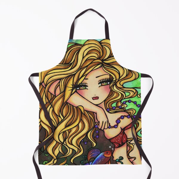 Item preview, Blonde Mermaid Underwater Fantasy Art by Hannah Lynn designed and sold by hannahlynnart.