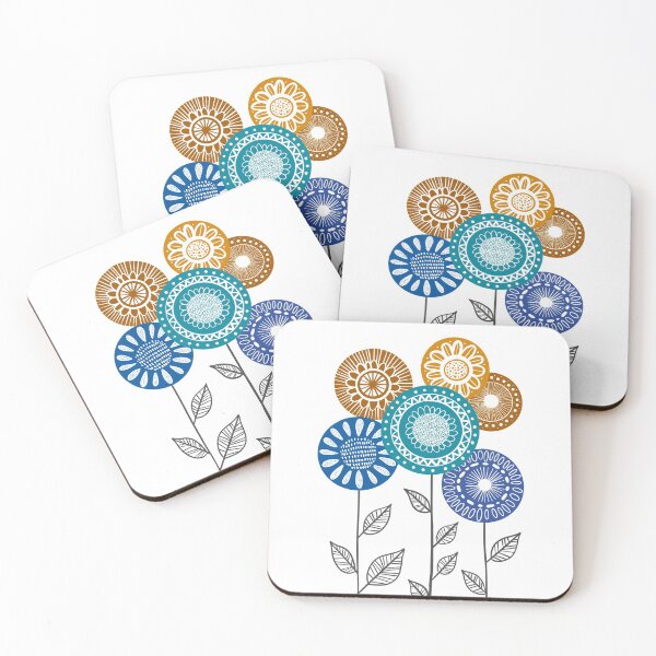 Item preview, Graphic Flowers - Folklore Inspired designed and sold by Print N Stuff by Cristina Stancu.