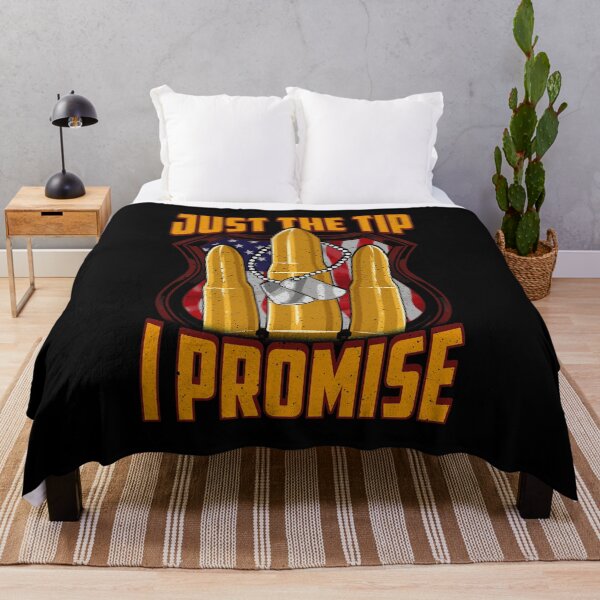 Item preview, Funny Just The Tip I Promise USA Bullet Pun designed and sold by perfectpresents.