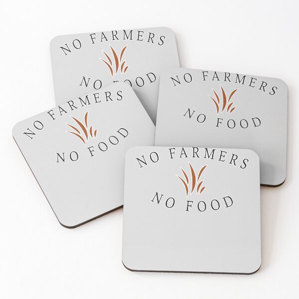 Item preview, no farmer no food no future stickers designed and sold by clothes-world19.