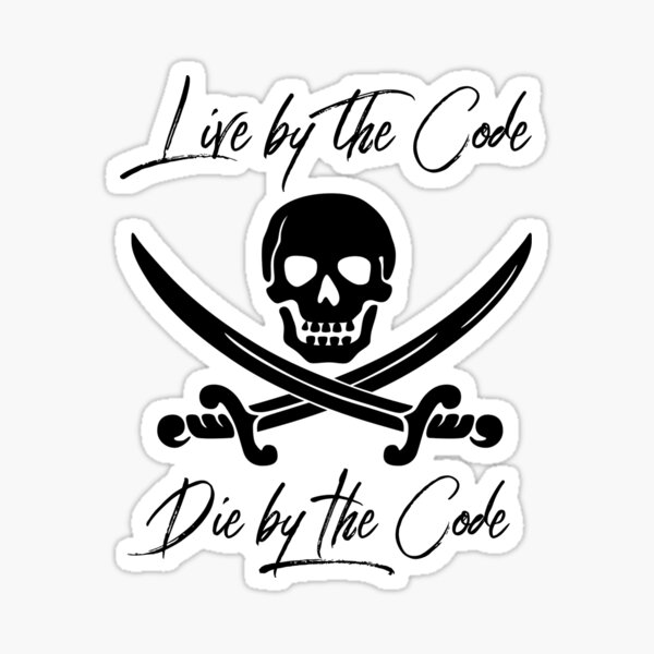 Item preview, Pirate code skull and crossbones sword designed and sold by JustSaiyan1.