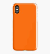 Blaze Orange iPhone Case