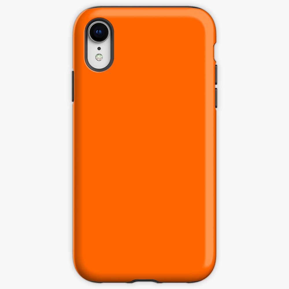 "Blaze Orange" iPhone Case & Cover by ARTPICSS Redbubble