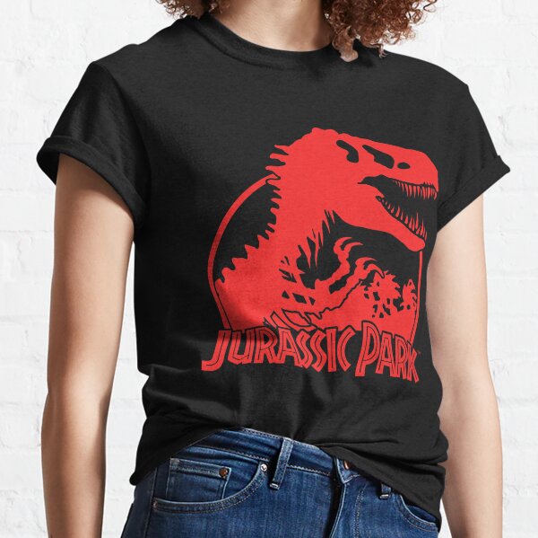 Jurassic Park Red Hue Classic Logo Classic T-Shirt
