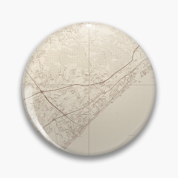 Item preview, Myrtle Beach, SC Quad Topographical Map Vintage designed and sold by PGHPhotoCo.
