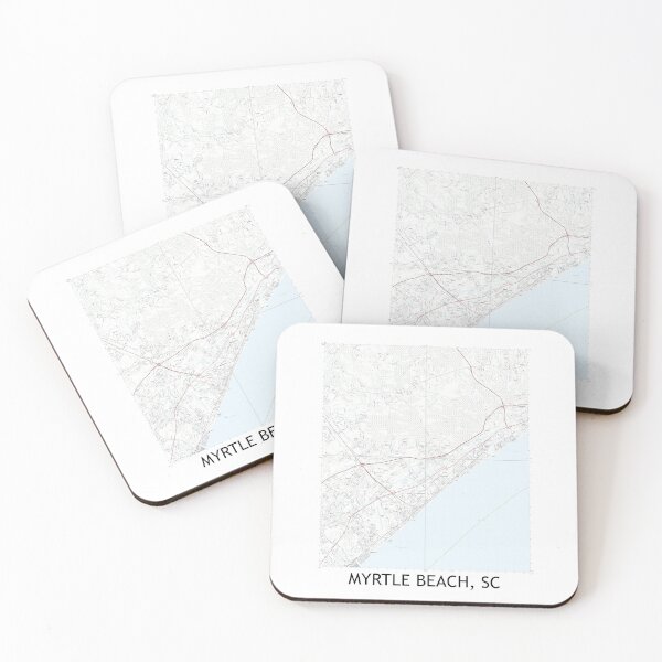 Item preview, Myrtle Beach, SC Quad Topographical Map Clean designed and sold by PGHPhotoCo.
