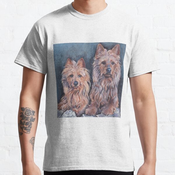 australian Terrier Fine Art Painting Classic T-Shirt