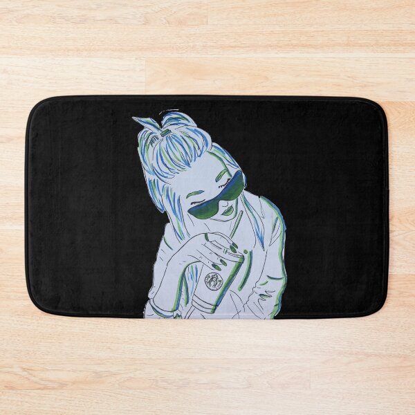 Item preview, Tumblr Girl with Green and Blue Highlights  designed and sold by Ellora  Roy.