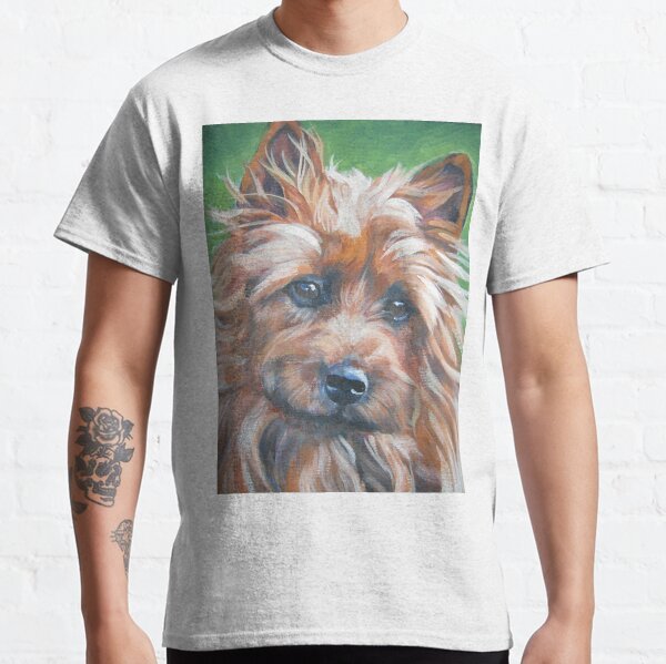 australian Terrier Fine Art Painting Classic T-Shirt