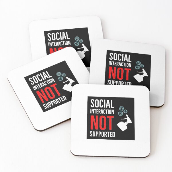 Item preview, Social Interaction Not Supported designed and sold by sketchypages.