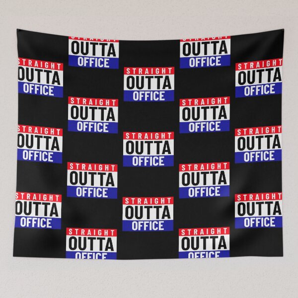 Item preview, inauguration day end of an error, straight outta office designed and sold by Hey-Nice-Shirt.