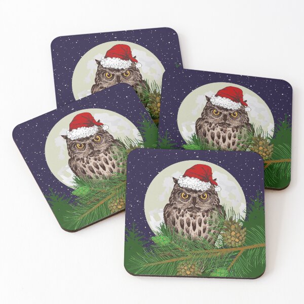 Item preview, Owl be Home for Christmas designed and sold by FringyGingy.