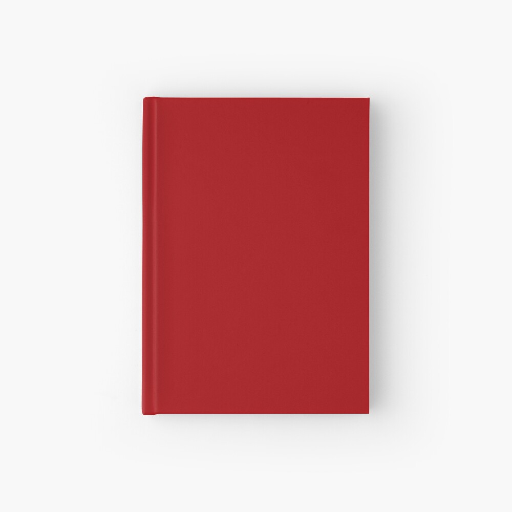 Bright Red Hardcover Journal