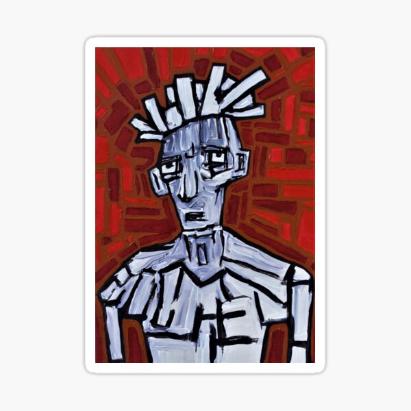 Punk as hard as rock Sticker