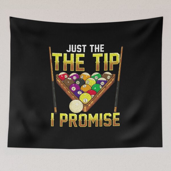 Item preview, Funny Just The Tip I Promise Pool Billiards Pun designed and sold by perfectpresents.