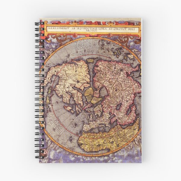 Item preview, Vintage Map of The World's Northern Hemisphere designed and sold by BravuraMedia.