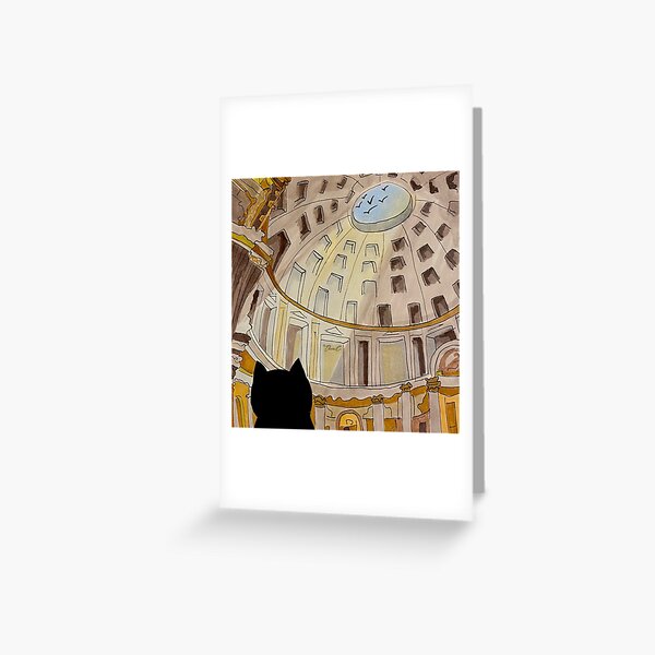 Item preview, Journal of a Cat in Rome - Gazing through the Pantheon designed and sold by Stanis the Cat.