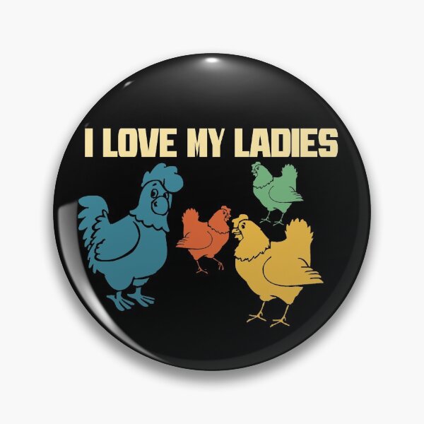 Artikelvorschau, Funny chicken, chicken farmer, i love my ladies entworfen und verkauft von bitcam18.