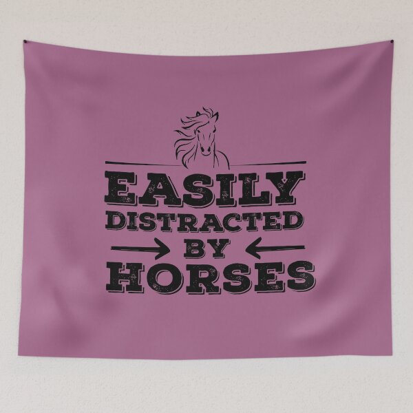 Item preview, Easily Distracted By Horses Funny Horses Lovers designed and sold by alipapi.