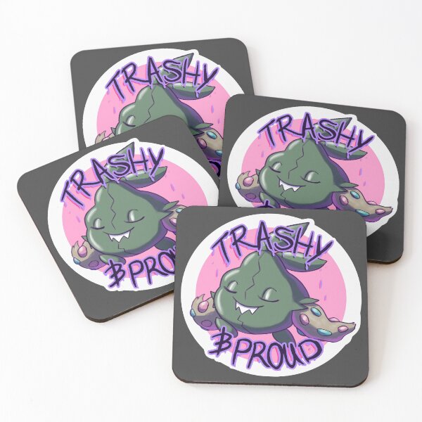 Item preview, Trashy and Proud designed and sold by Burning Bee Illustration.
