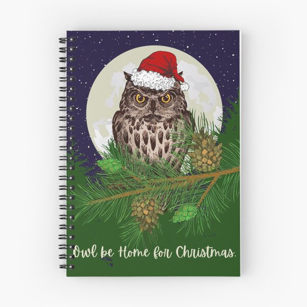 Item preview, Owl be Home for Christmas designed and sold by FringyGingy.