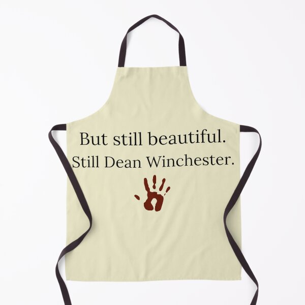 Item preview, but still beautiful. still Dean Winchester. with hand print designed and sold by LannisterOnMars.