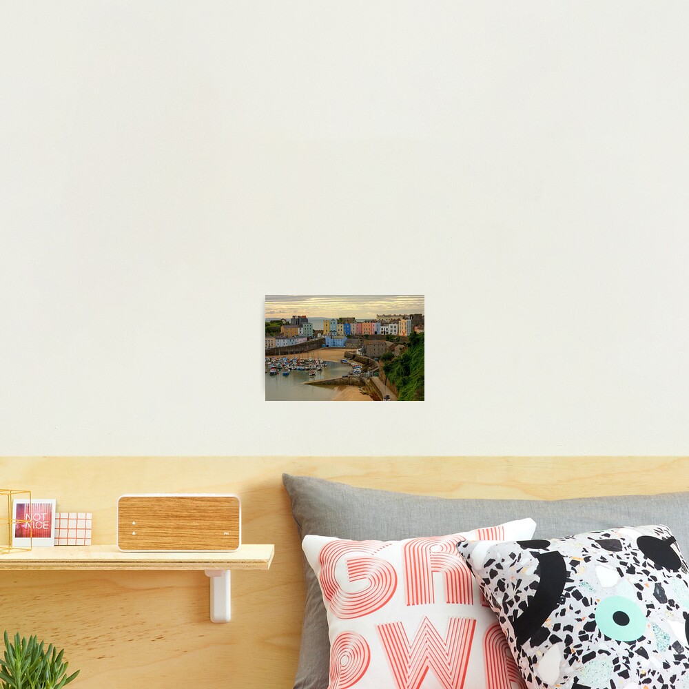 Tenby Harbour in the Morning Photographic Print