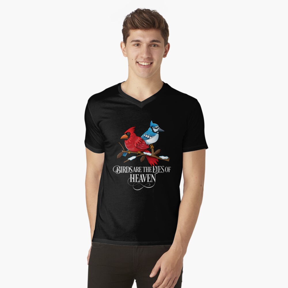 Birds Are The Eyes Of Heaven Cardinal And Blue Jay' Bucket Hat