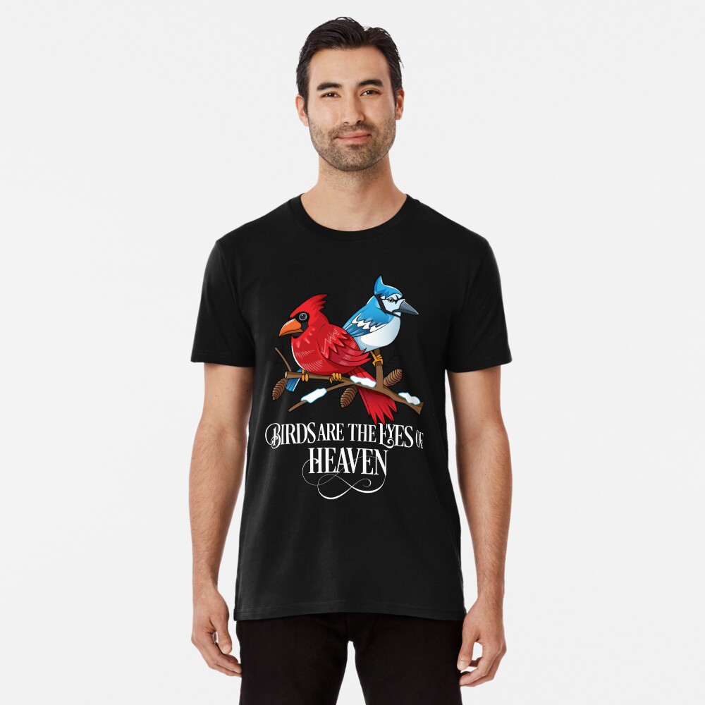 Birds Are The Eyes Of Heaven Cardinal And Blue Jay' Bucket Hat