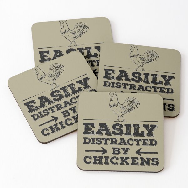 Item preview, Easily Distracted By Chickens Funny Chickens Lovers designed and sold by alipapi.