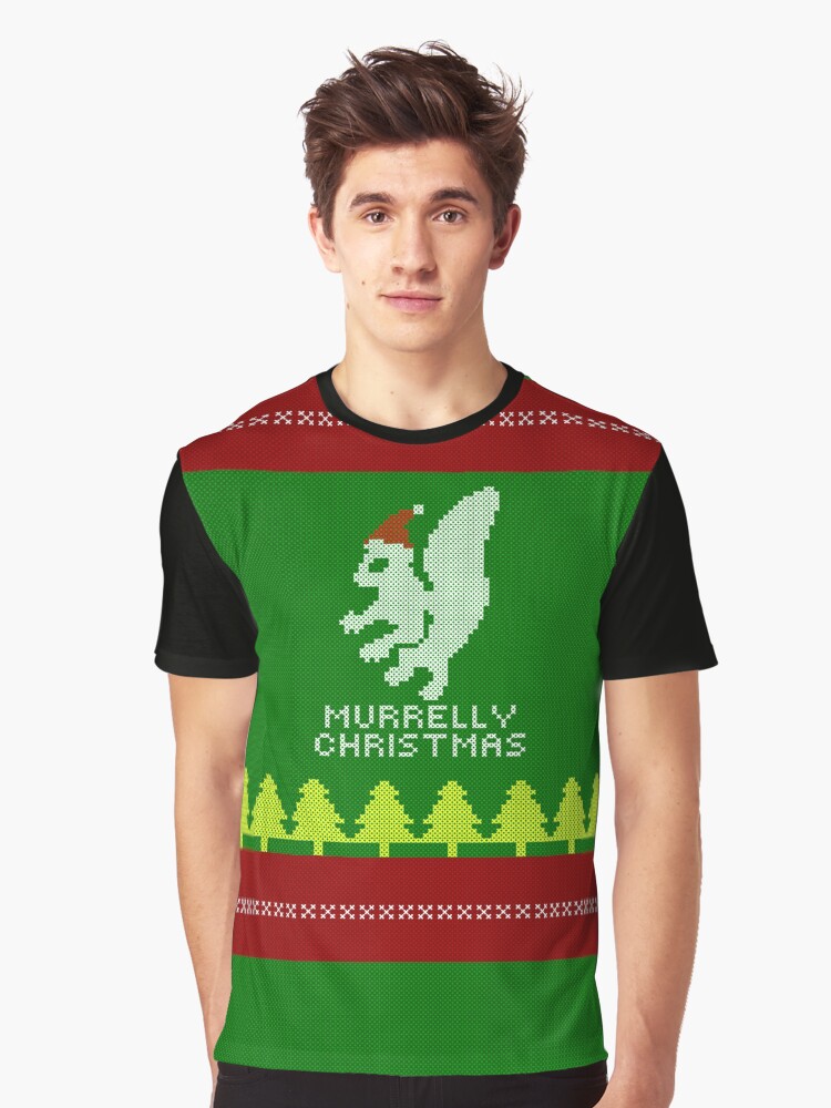 Thumbnail 1 of 5, Graphic T-Shirt, Murrelly Christmas! designed and sold by SaveTheMurrel.