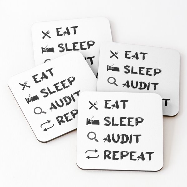 Item preview, Eat Sleep Audit Repeat funny Gift idea T-shirt  designed and sold by lhousshop.