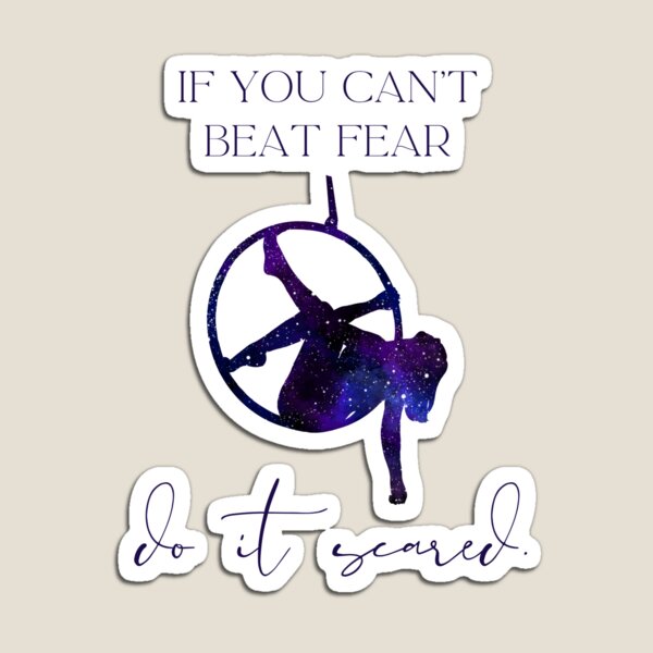 Item preview, If you can't beat fear, do it scared - lyra designed and sold by jshujules.